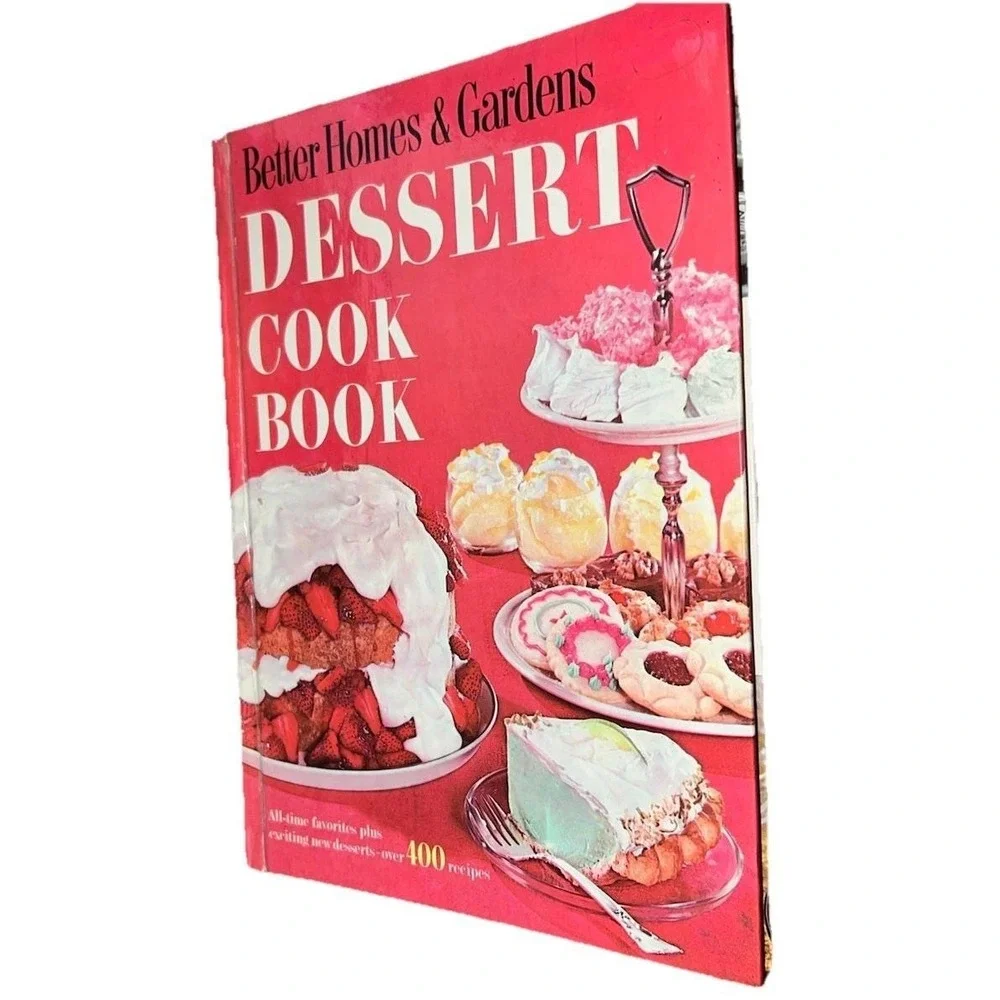 Vtg Better Homes Gardens Dessert‎ Cookbook 1960 Retro Cooking!!